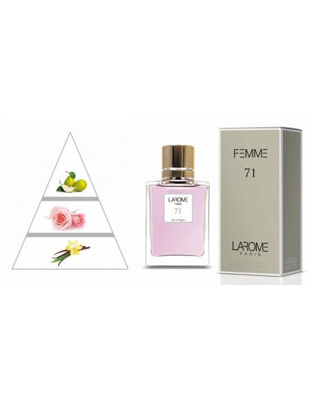 LAROME (71F) Perfume for Woman - Olfactory pyramid
