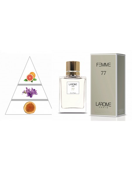 LAROME (77F) Perfume Feminino - Pirâmide olfatória