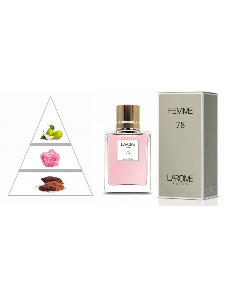 LAROME (78F) Perfume Femenino - Pirámide olfativa