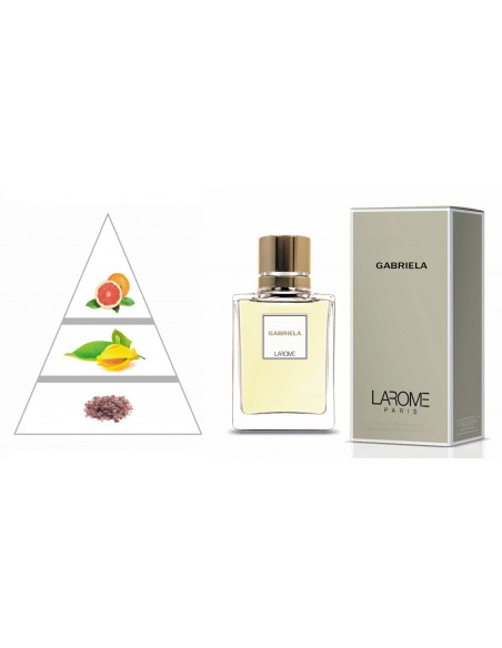 GABRIELA by LAROME (9F) Parfum Femme - Pyramide olfactive