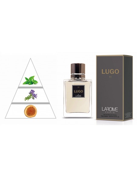 LUGO by LAROME (11M) Parfum Homme - Pyramide olfactive