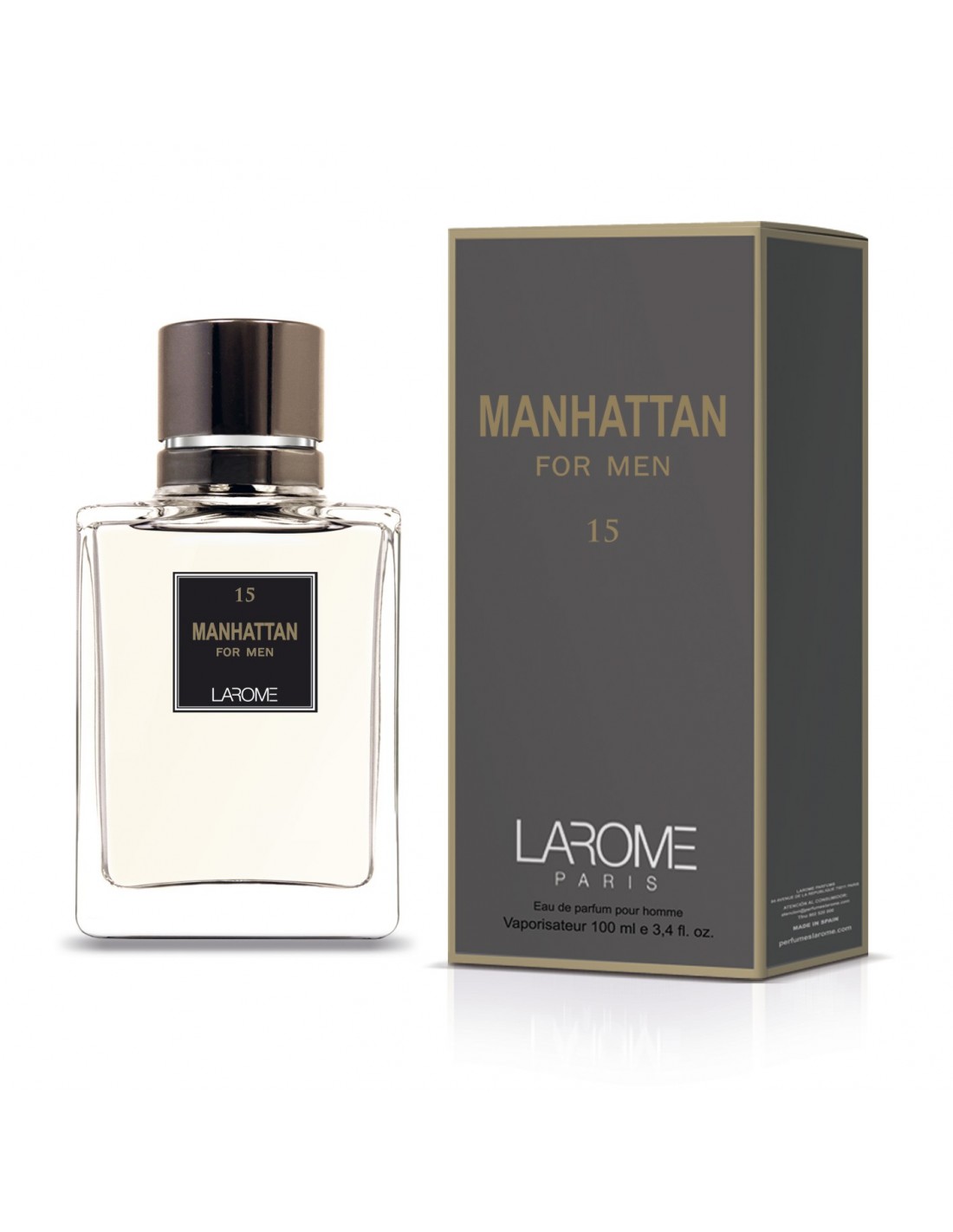 ▷ MANHATTAN FOR MEN by LAROME ✶ Perfume for man Size 100ml