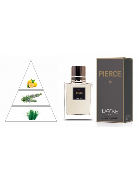 PIERCE by LAROME (26M) Perfum Masculí- Piràmide olfactiva