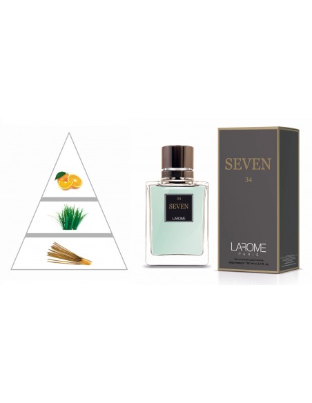 SEVEN by LAROME (34M) Parfum Homme - Pyramide olfactive