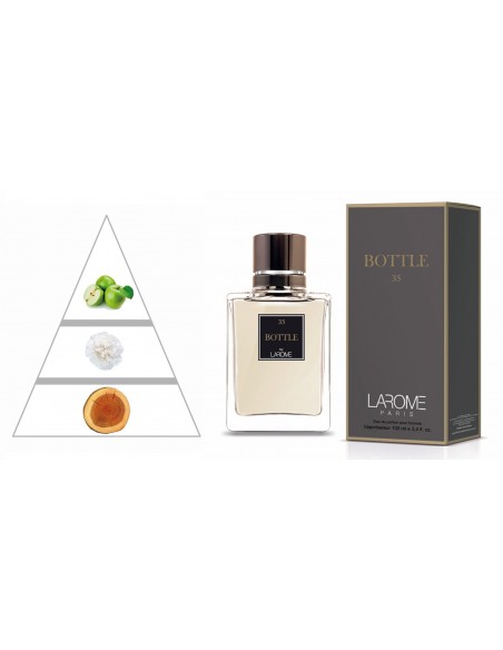 BOTTLE by LAROME (35M) Parfum Homme - Pyramide olfactive