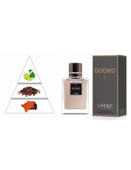 DOUMO by LAROME (36M) Perfum Masculí- Piràmide olfactiva