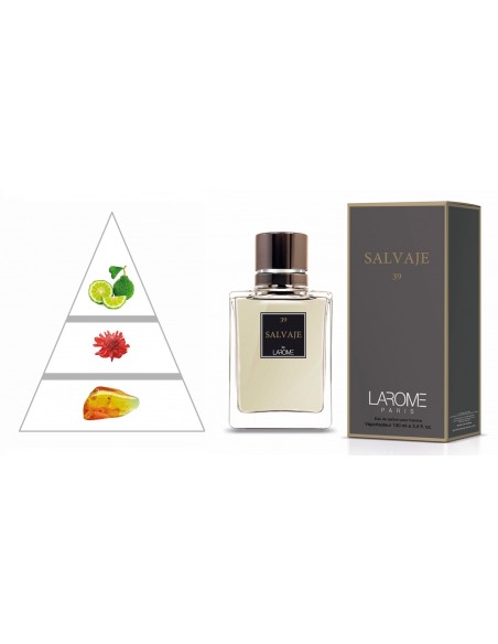 SALVAJE by LAROME (39M) Parfum Homme - Pyramide olfactive