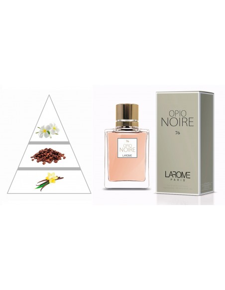 OPIO NOIRE by LAROME (76F) Parfum Femme - Pyramide olfactive