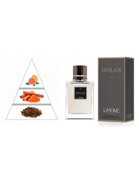 DOLAR by LAROME (25M) Perfum Masculí- Piràmide olfactiva