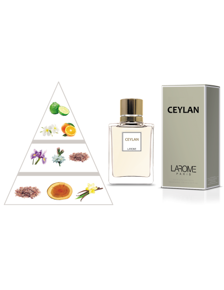 CEYLAN by LAROME (94F) Perfume Feminino - Pirâmide olfatoria