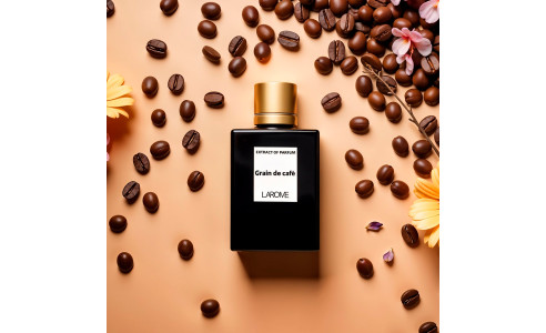 Perfume nicho100 ml Grain de Café, inspirado en Montale Intense Café. Aroma de café y rosa con toques de vainilla