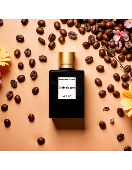 Perfume nicho100 ml Grain de Café, inspirado en Montale Intense Café. Aroma de café y rosa con toques de vainilla