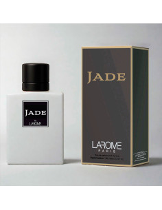 Perfume masculino Jade, equivalente a Bvlgari Le Gemme Tygar, lujo y distinción en fragancia.