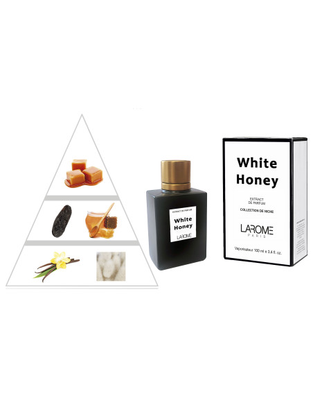 White Honey de LAROME dupe de Bianco latte aroma dulce caramelo