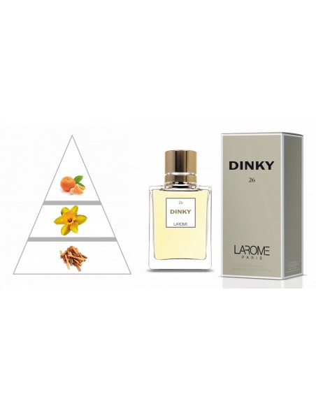 DINKY by LAROME (26F) Perfume Feminino - Pirâmide olfatória